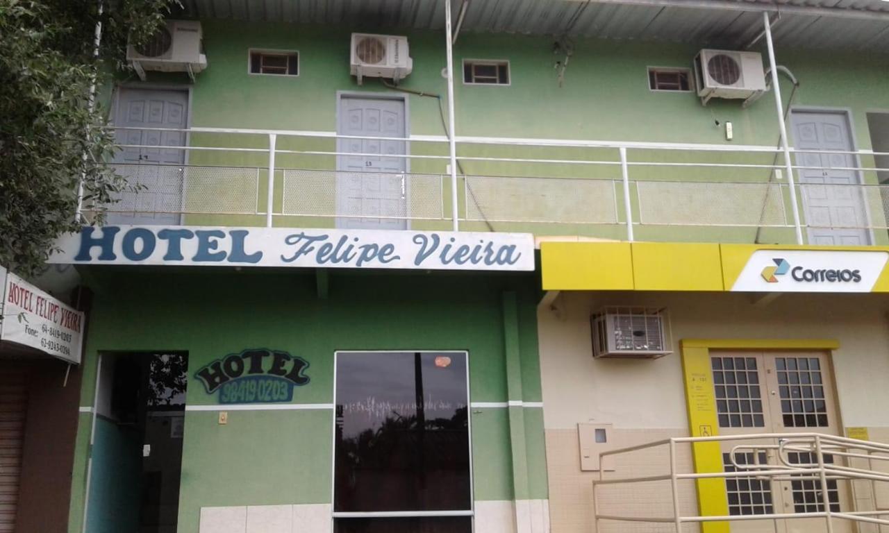 Hotel Felipe Vieira Rio Claro (Goias) Exteriör bild